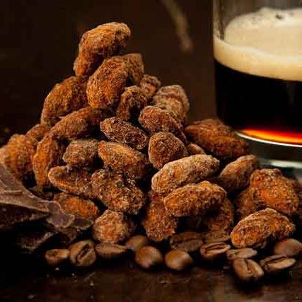 Get Mocha Stout Almonds by Mama's Nuts here. They're like Cocoa Crispies, except more for adult tastes that yearn for less sugar and a bit more bitter and salt.