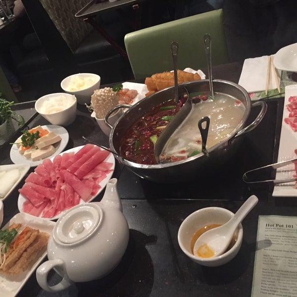 Photo taken at Happy Lamb Hot Pot, San Mateo by Stef Y. on 5/8/2016
