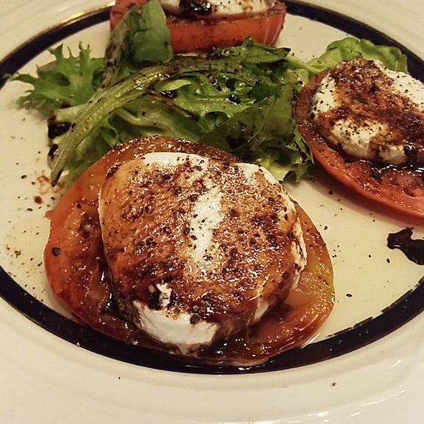 Try the Caprese salad it was recommended by my server and he couldn't have gone wrong