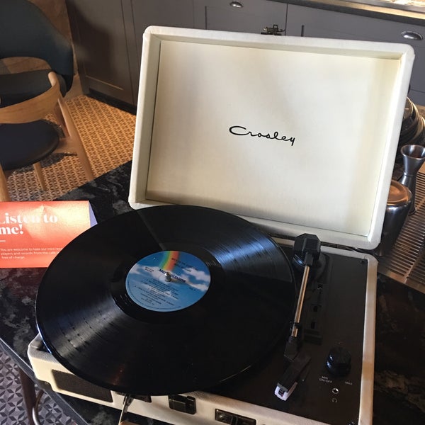 Ask to take a mini record player to your room and you have the pick of any record you can find in the lobby. Keep the player for your entire stay.