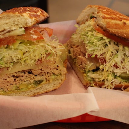 This sandwich spot has killer combinations, the garlicky sauce, the perfectly soft sub-style bread. And there’s no massive line. And they’re cheap. Need we go on?