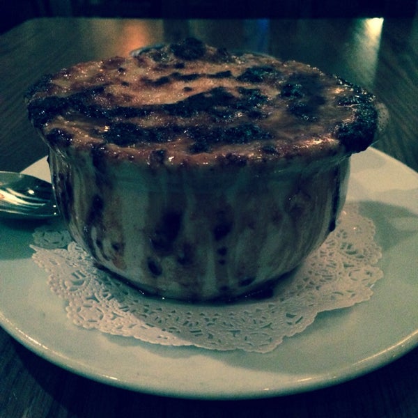 The French onion soup is a must get. Rowdy hall is a great, small, and fun pub in the middle of East Hampton.