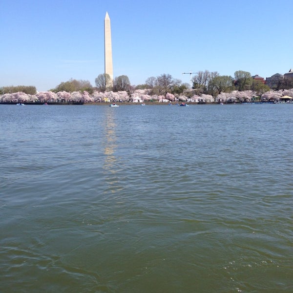 Photo taken at Tidal Basin Paddle Boats by Roger O. on 4/10/2014