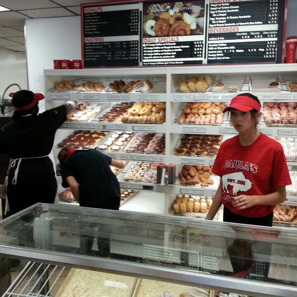 Photo taken at Paula&#39;s Donuts by Mitch on 8/9/2014