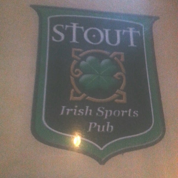 Photo taken at Stout Irish Sports Pub by Debz S. on 3/18/2015