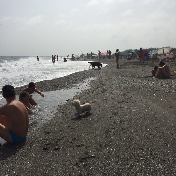 Das Foto wurde bei Playa de Torre del Mar von Teresa P. am 8/27/2018 aufgenommen