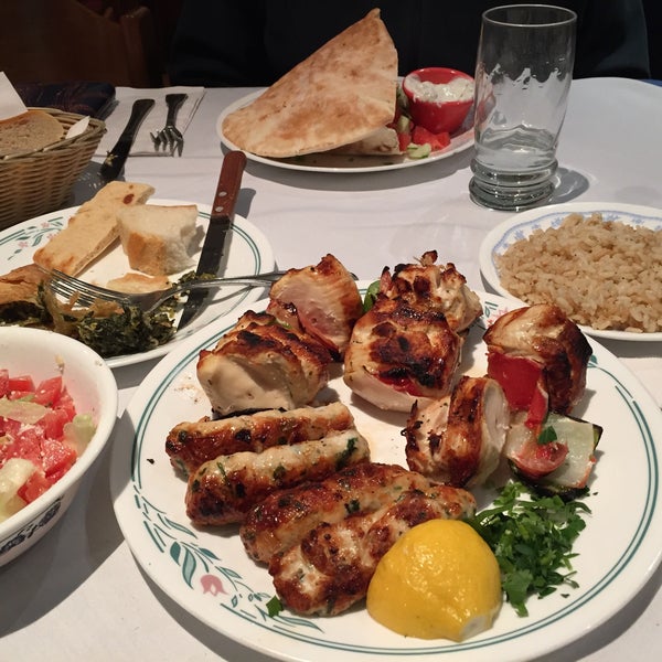 Everything was so good and fresh, souvlaki, sandwiches, appetizers, Greek salad, desserts. Lots of great options!