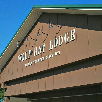 Photo taken at Wolf Bay Lodge by Zach R. on 10/11/2012