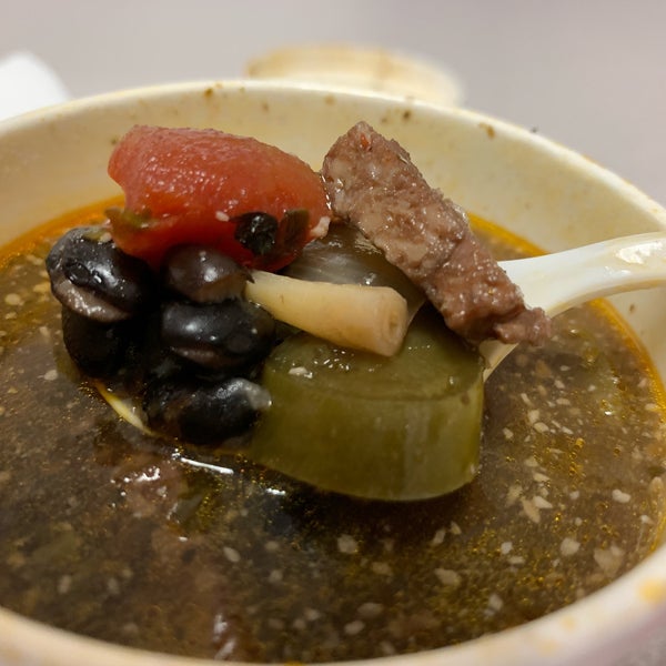 Great soups - fun spot! The Mexican Sausage Black Bean is awesome.
