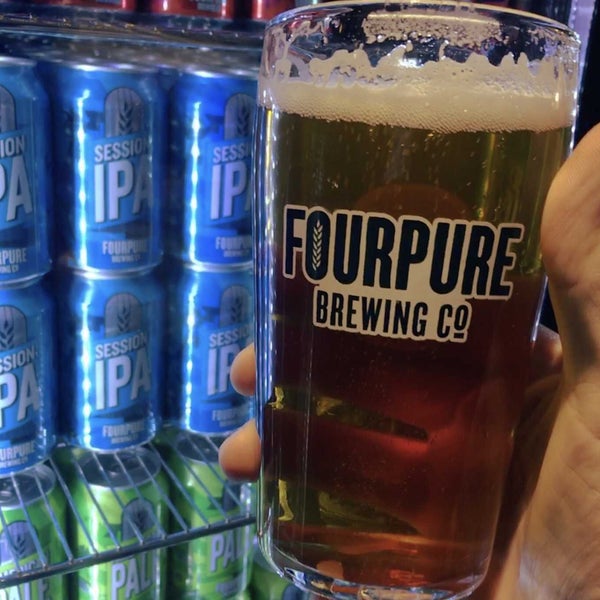 Photo taken at Fourpure Brewing Co. by Steffinho on 10/27/2018
