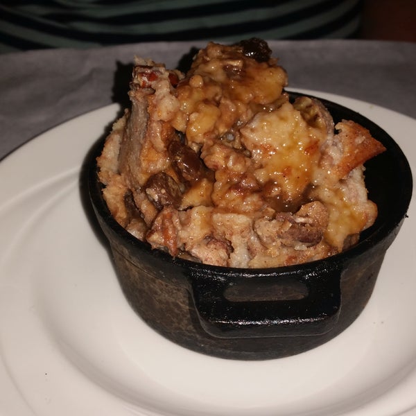 Bread Pudding was really good.
