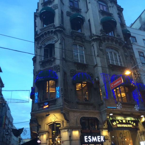 Photo taken at İstiklal Avenue by Vina on 11/28/2015