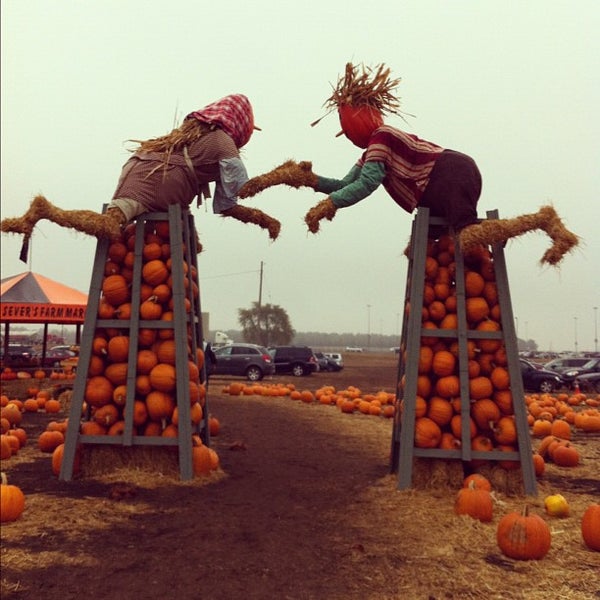 10/16/2012 tarihinde Allisonziyaretçi tarafından Sever&#39;s Corn Maze &amp; Fall Festival'de çekilen fotoğraf