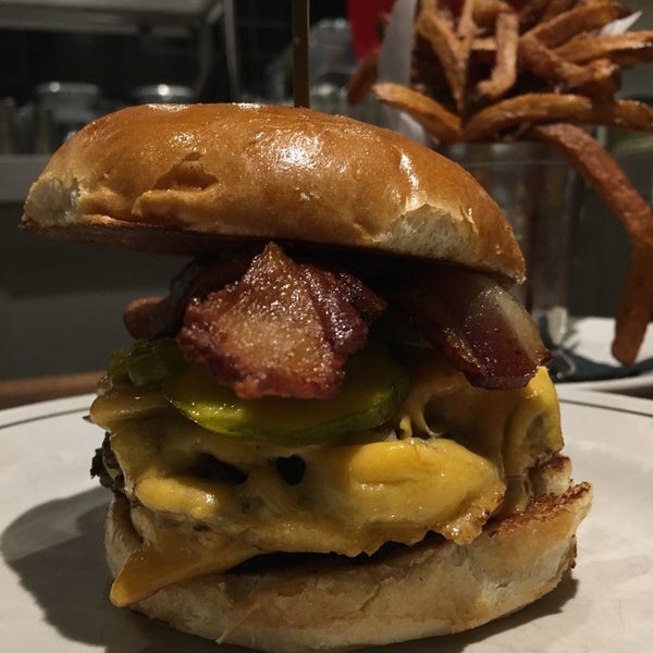 An amazing burger on its own, but adding bacon takes it another level. The draft beer list is also well worth exploring.