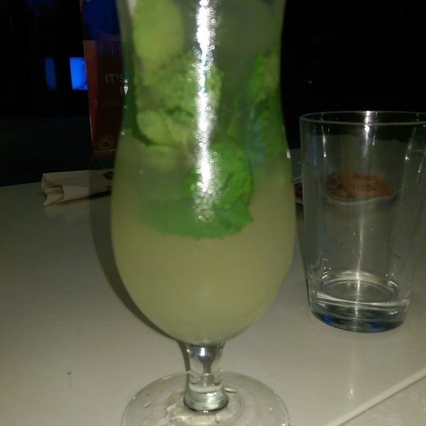 Their mojitos is a little bit extra sweet and come with cucumber inside. If you don't like the taste of the cucumber inside your mojito tell them to remove it cause it it not mentioned in the menu