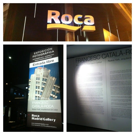 Foto tirada no(a) Roca Madrid Gallery por Estefania F. em 12/12/2012