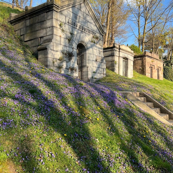 Foto tirada no(a) Green-Wood Cemetery por Kara R. em 4/16/2024