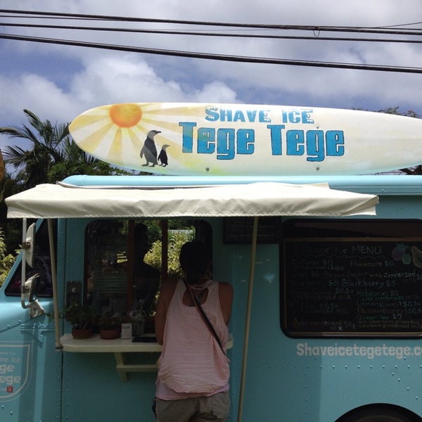 Photo taken at Shave Ice Tege Tege by Patrick R. on 4/25/2014