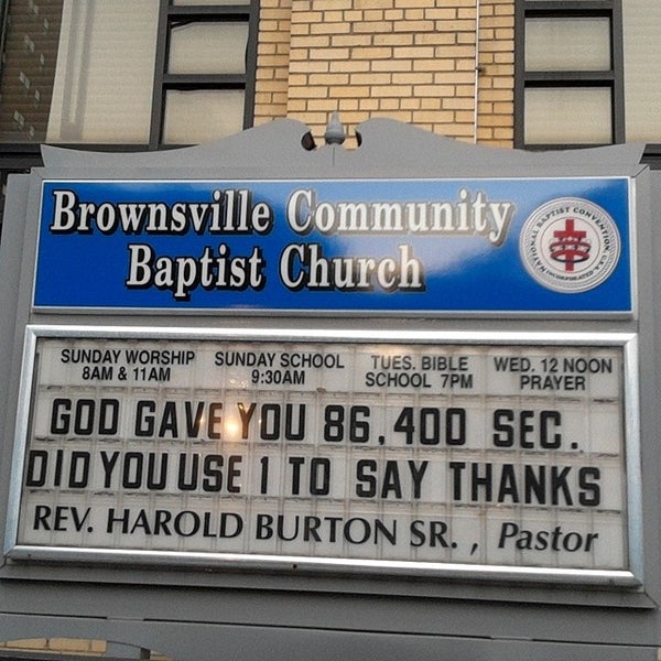 Brownsville Community Baptist Church - Church In Brownsville