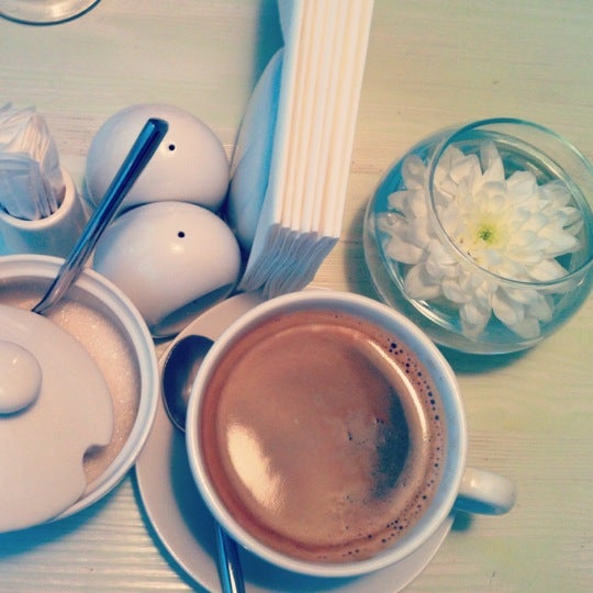 Foto tirada no(a) Очень домашнее кафе por Ekaterina K. em 11/15/2012