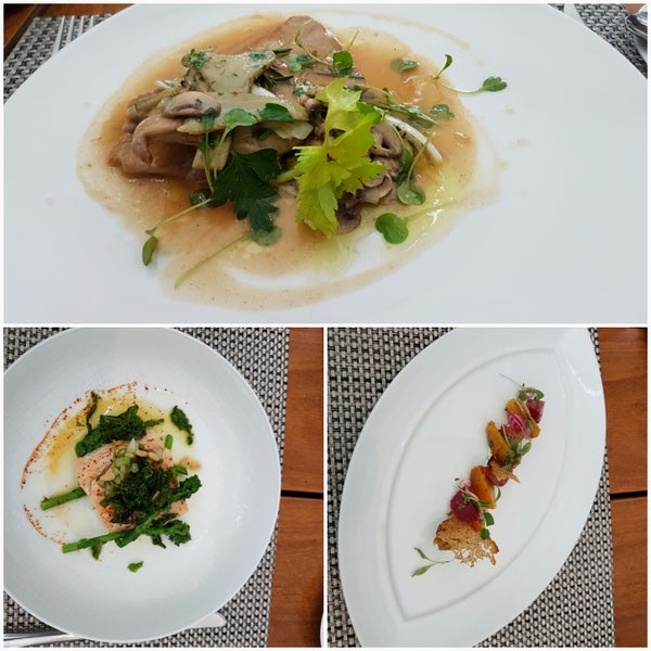 Any meal is a good meal and the lunch set menu is fairly reasonable. Good professional service, nice classy setting/ambiance. Beetroot salad and the fish of the day, but can't go wrong.