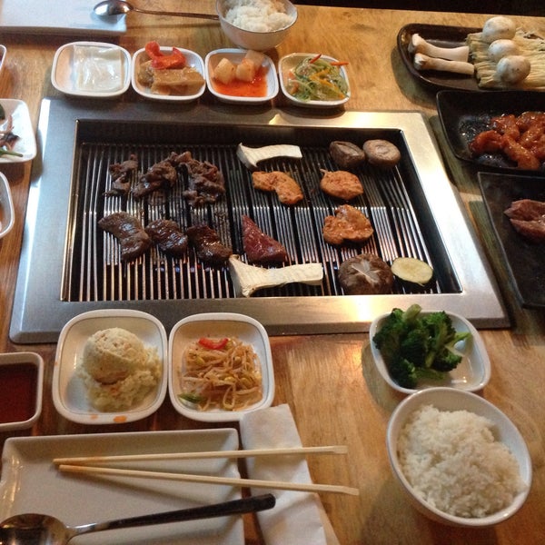 Photo taken at Wharo Korean BBQ by CK on 3/18/2015