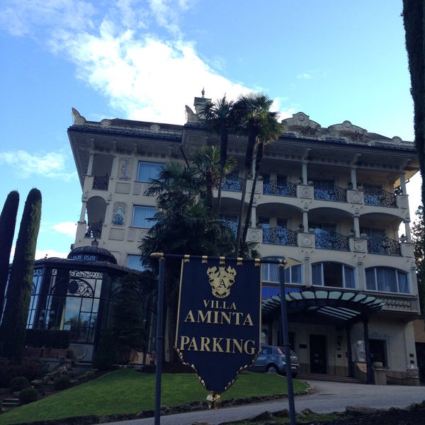 Photo taken at Hotel Villa e Palazzo Aminta by Denise Q. on 12/12/2014