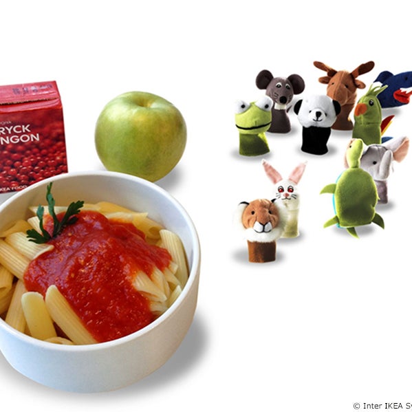 Menu za djecu - tjestenina, sok od brusnice, voće i dječja igračka - 9 kn / porcija