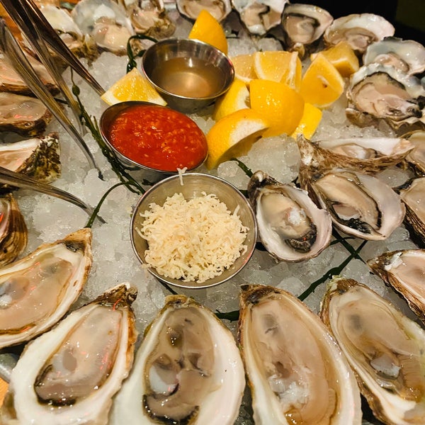 Great choice of oysters