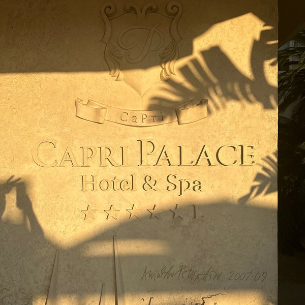 Photo taken at Capri Palace Hotel &amp; Spa by Abdul on 8/16/2023