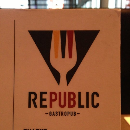 Photo taken at Republic Gastropub by Robby R. on 12/14/2012