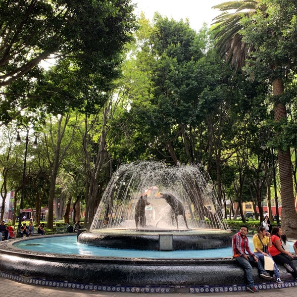 Photo taken at Jardín Centenario by Paul S. on 1/28/2020