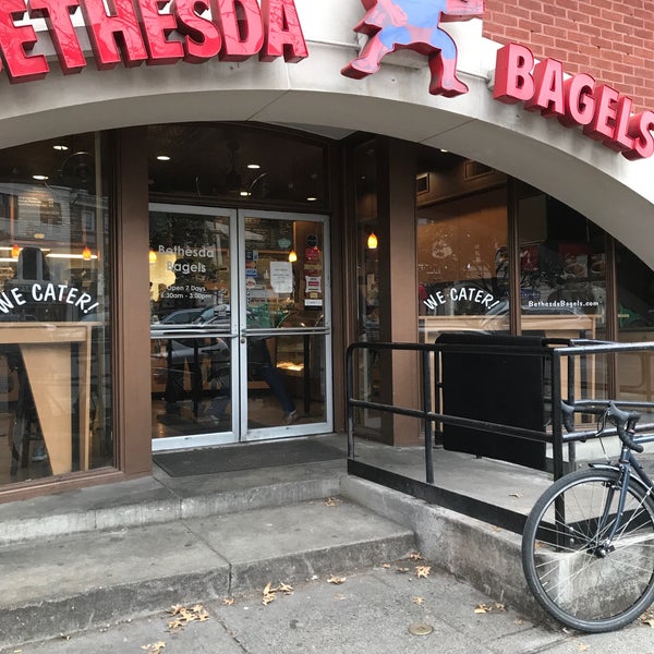 Photo taken at Bethesda Bagels by Paul S. on 3/1/2018