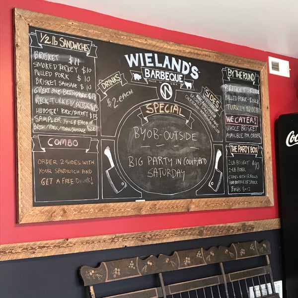 Photo taken at Wieland&#39;s BBQ by Paul S. on 5/12/2018