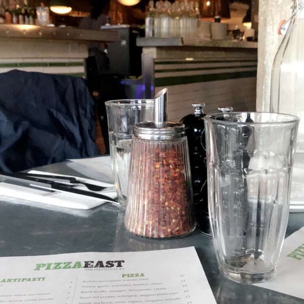 Photo taken at Pizza East by A on 3/30/2019