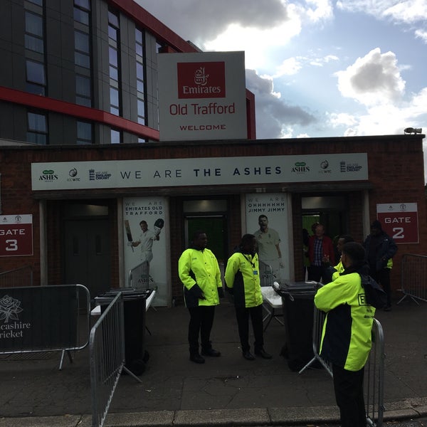 Photo taken at Emirates Old Trafford by Nigel on 9/6/2019