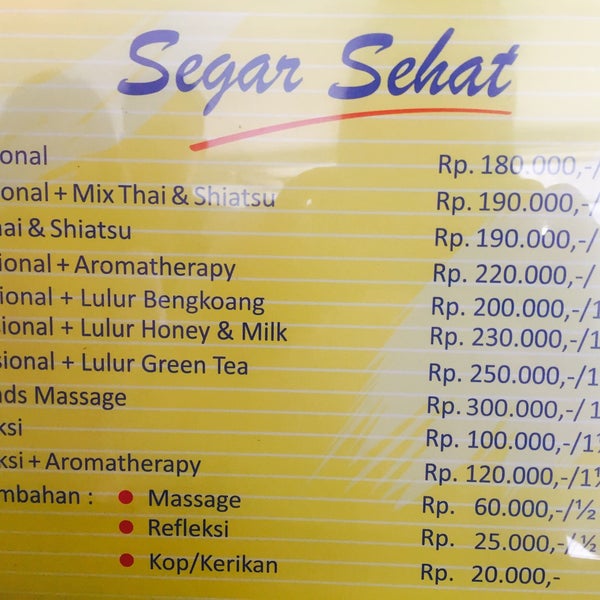 Segar Sehat Kelapa Gading Harga