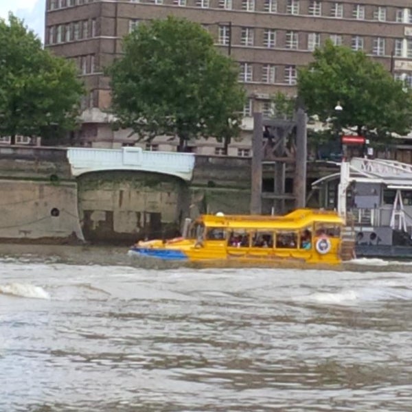 Photo taken at London Duck Tours by Jamila D. on 8/18/2014