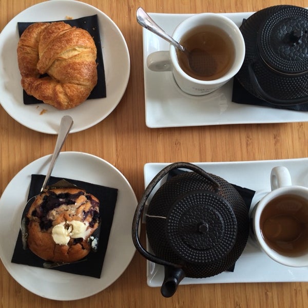 El te verde con sandía es ideal y el muffin de arandanos impresionante!