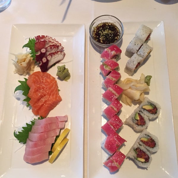 Loved the sushi so much we ordered more! Try the raspberry sake yummy