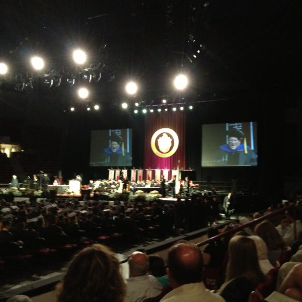 Photo taken at Mullins Center by Patrick C. on 5/11/2013