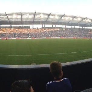 Photo taken at Field Club at Children&#39;s Mercy Park by Stephen L. on 8/2/2014
