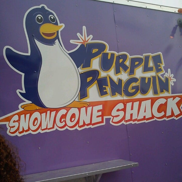 Photo taken at Purple Penguin SnowCone Shack by Darren on 8/25/2013