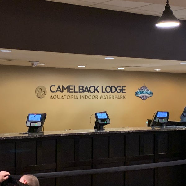 Photo taken at Camelback Lodge &amp; Indoor Waterpark by Richard S. on 2/11/2019