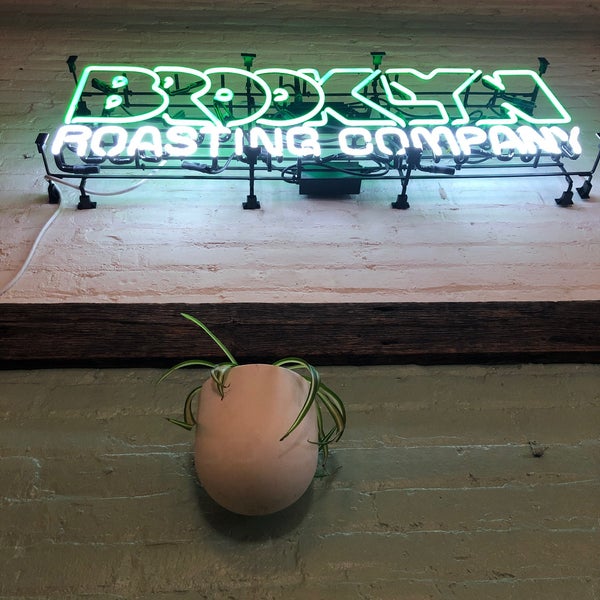 Photo taken at Brooklyn Roasting Company by Irmak T. on 10/12/2019