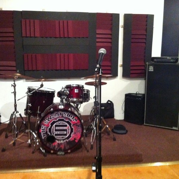 Photo taken at The Sweatshop Rehearsal &amp; Recording Studios by Stewart T. on 3/15/2013