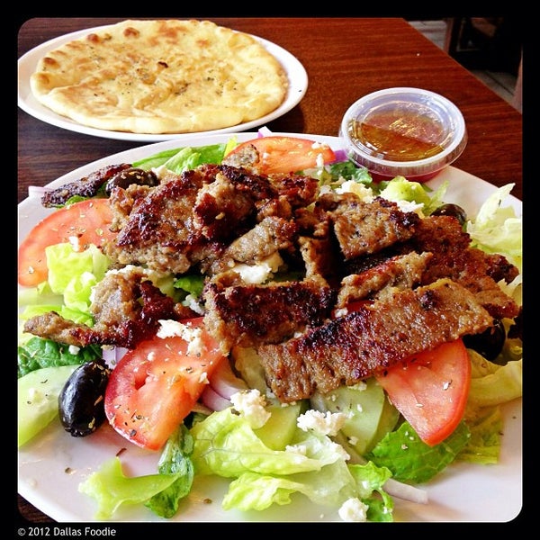 Foto scattata a Greek Cafe &amp; Bakery da Dallas Foodie (. il 1/7/2013
