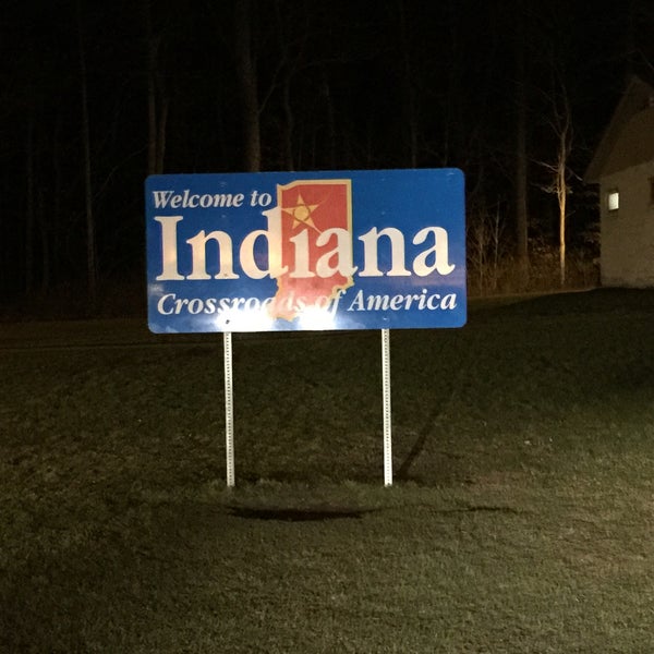 Photo taken at Indiana Welcome Center by Kory C. on 12/28/2014