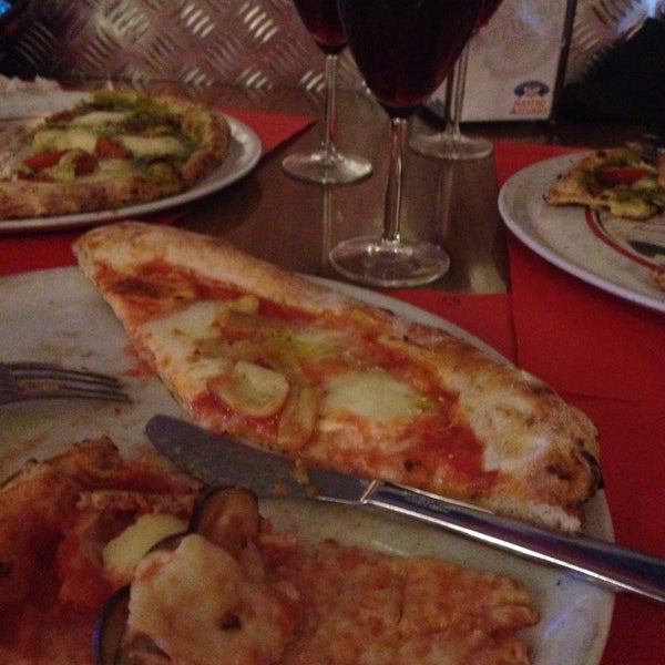 Photo taken at Pizzeria O&#39; Vesuvio Napoletana Forno Legna by Selma Ç. on 1/1/2016