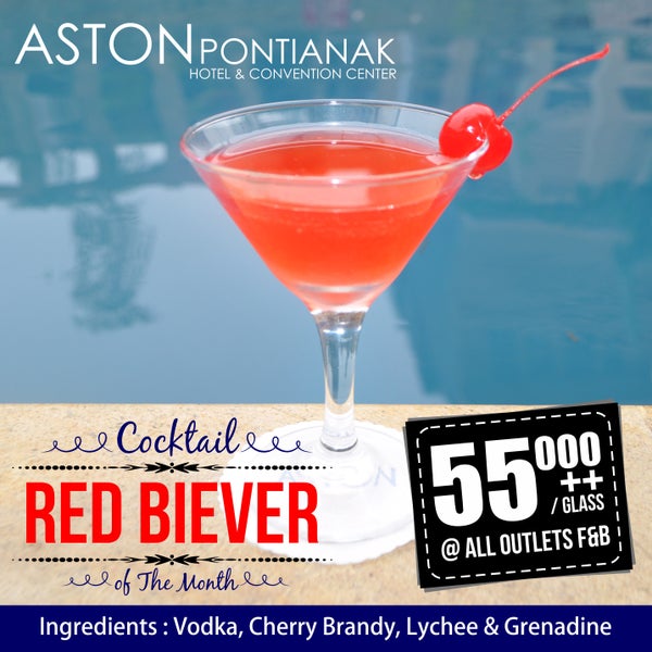 Woohoo..Its Friday Night! This is the perfect time to try out our new Cocktail RED BIEVER.